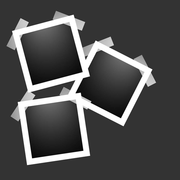 Квадрат реалістичні polaroid
 - Вектор, зображення