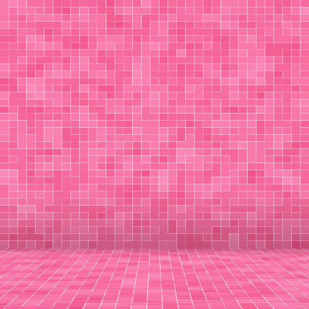 Abstrakti ylellinen makea pastelli vaaleanpunainen sävy seinä lattia laatta lasi saumaton kuvio mosaiikki tausta rakenne huonekalujen materiaali
 - Valokuva, kuva