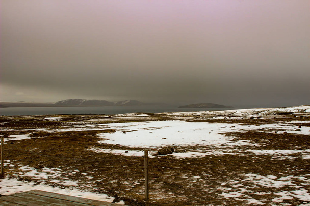 Thingvellir national park Iceland - north american - europe rift. - Photo, Image