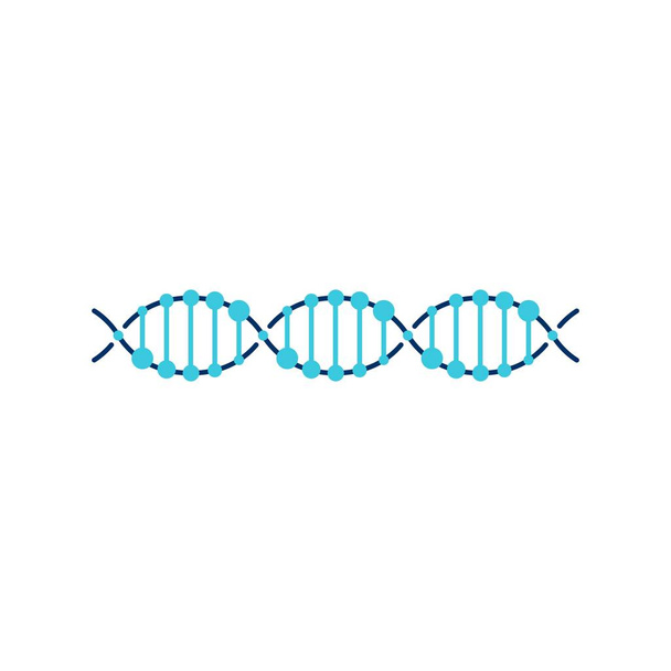 DNA helix strand vector logo element illustration - Vector, Image