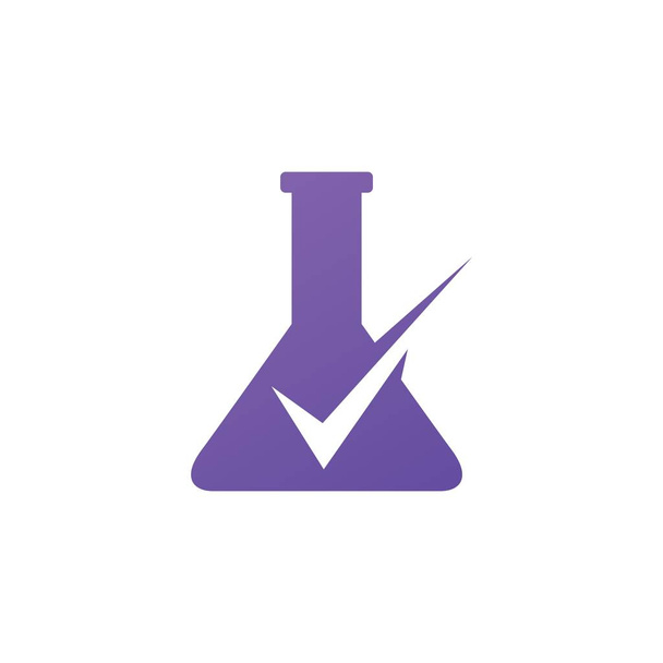 проверенная лабораторией векторная иллюстрация логотипа
 - Вектор,изображение