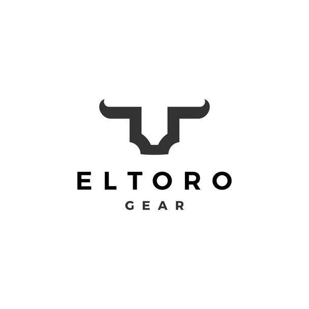 el toro touro logotipo vetor ícone
 - Vetor, Imagem