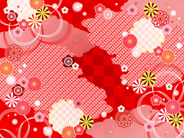 Hermoso patrón tradicional japonés
 - Vector, Imagen