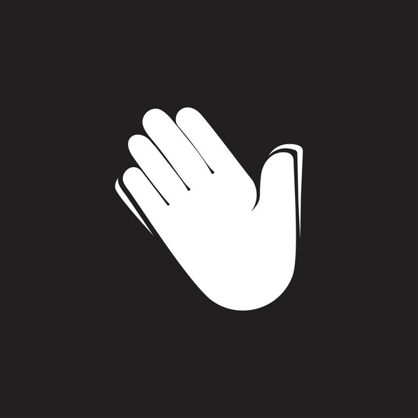 Γεια σου χέρι palm σύμβολο διακόσμηση διάνυσμα - Διάνυσμα, εικόνα