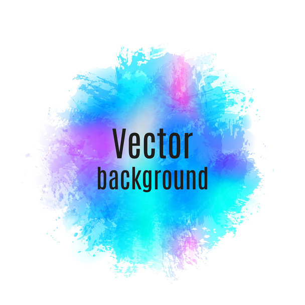 Abstracte achtergrond met verf vlekken, penseelstreken en vlekken - Vector, afbeelding