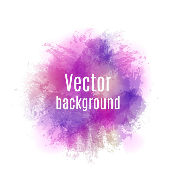Abstrakter Hintergrund mit Farbflecken, Pinselstrichen und Flecken - Vektor, Bild