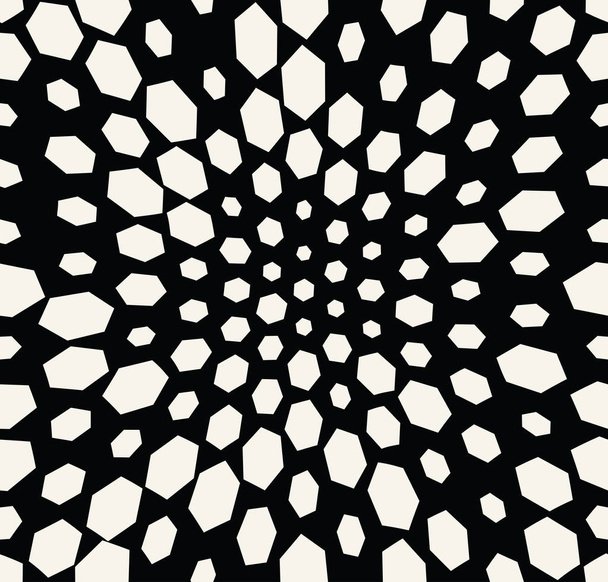 hexágono trippy patrón sin costura, textura de impresión de fondo geométrico mínimo
 - Vector, imagen