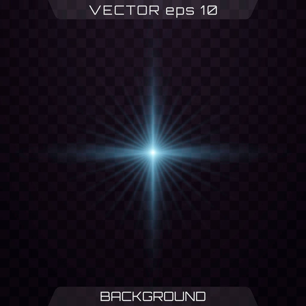Set of light effects - Vektor, kép