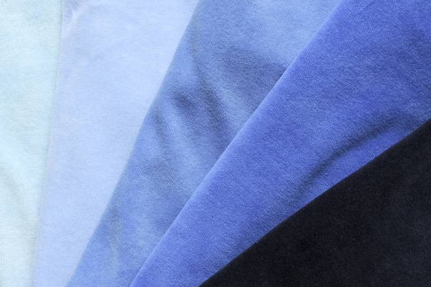 Μπλε σκιά πλεκτά βελουτέ - Φωτογραφία, εικόνα