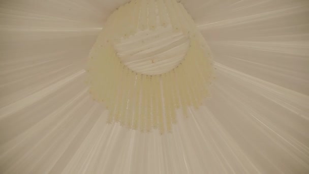 Scenery Tent Ceiling for Wedding Ceremony. - Footage, Video