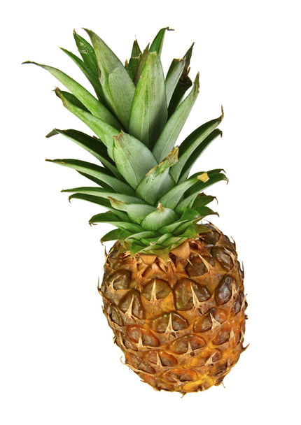 Pineapple fruit isolated on white - Photo, Image