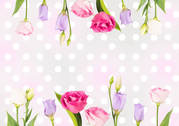 Flower Background and Spring Vector Illustration EPS10 - Vettoriali, immagini