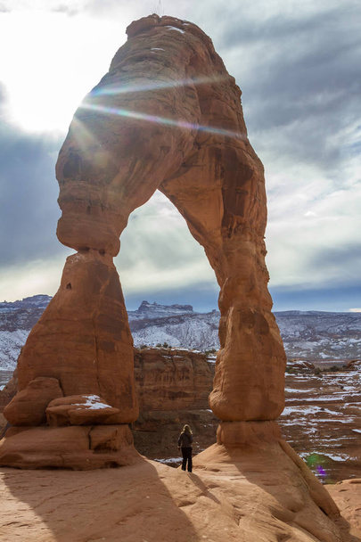 delicate arch, arches nationaal park  - Foto, afbeelding