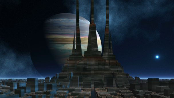 El templo de los alienígenas contra el gigante gaseoso
 - Metraje, vídeo