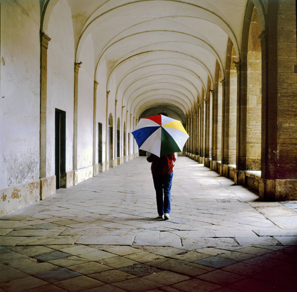 Dáma s deštníkem v galeriích  - Fotografie, Obrázek