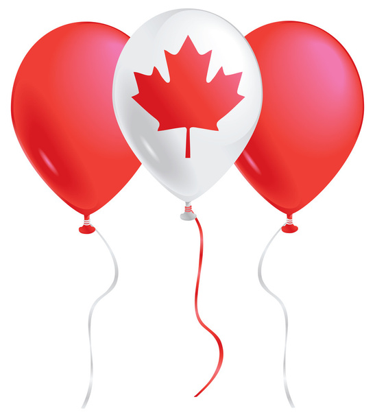 Kanada balony - Wektor, obraz