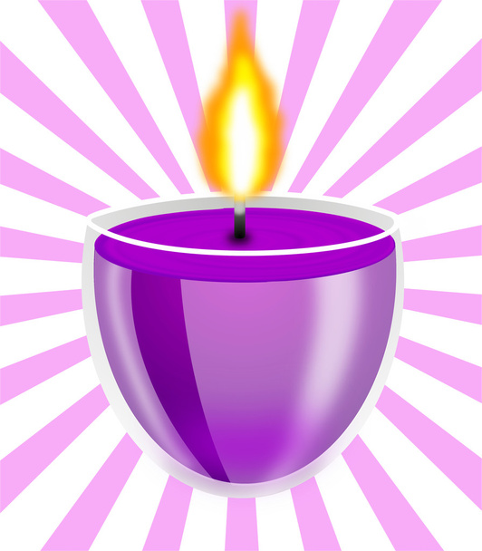 conflagrant decorative candle - Zdjęcie, obraz