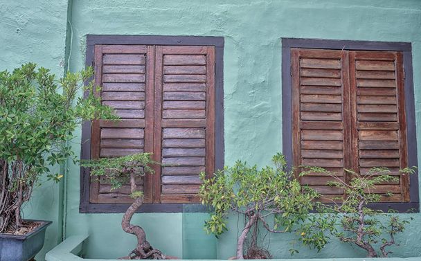 παλιά κλασική εκλεκτής ποιότητας κινεζική πόρτα ή το παράθυρο πλαισίου - Φωτογραφία, εικόνα