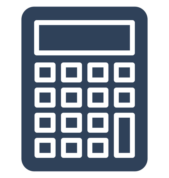 Adding machine Isolated Vector icon that can easily modify or edit - Vector, Image