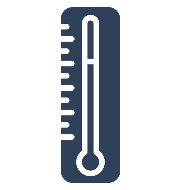 Ikona na białym tle wektor termometr cyfrowy, który można łatwo zmodyfikować lub edytować - Wektor, obraz