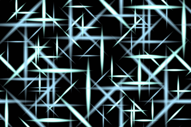  abstract seamless pattern with neon lines and night sky Shine - Διάνυσμα, εικόνα