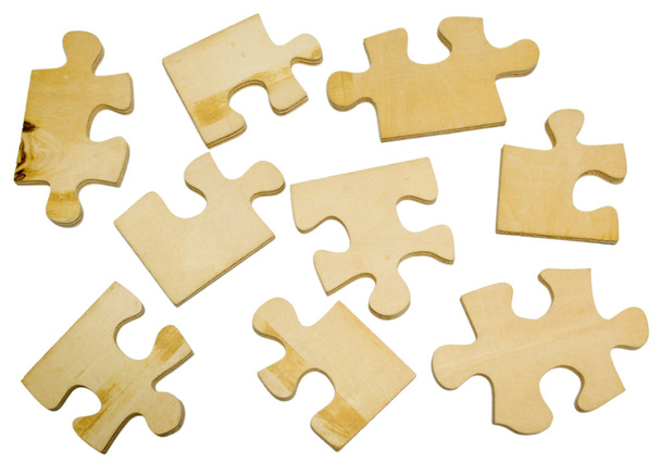 Wooden puzzle - Photo, Image