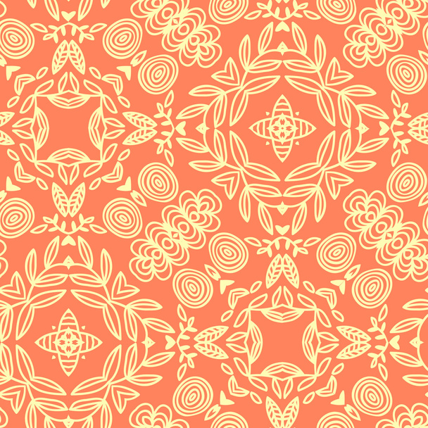 Abstract vector background in vintage style. Seamless pattern can be used for wallpapers, pattern fills, web page backgrounds, surface textures. - Vektör, Görsel