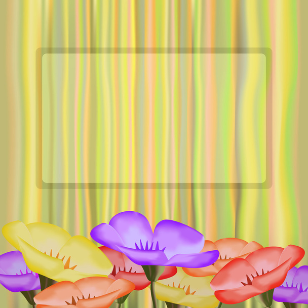 virágok háttér - Vektor, kép