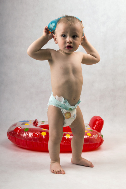 boy in the swimming pool - Foto, Imagem