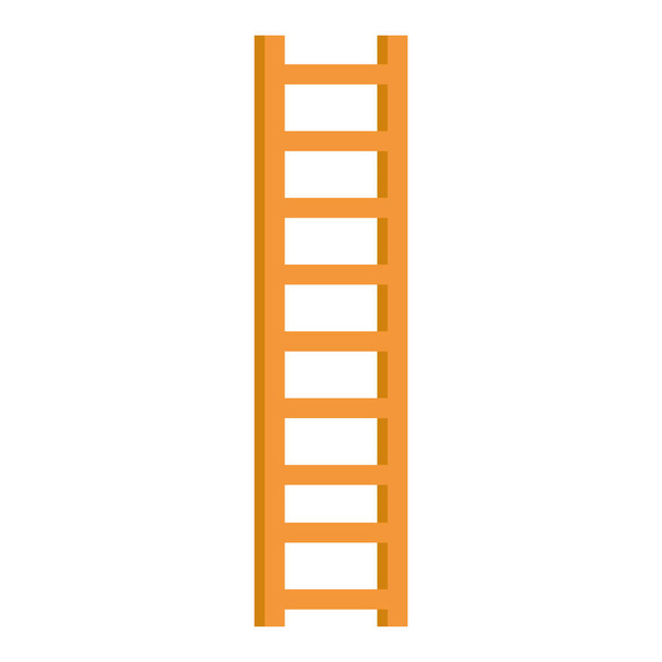 Treppe tragbar isoliert Symbol - Vektor, Bild