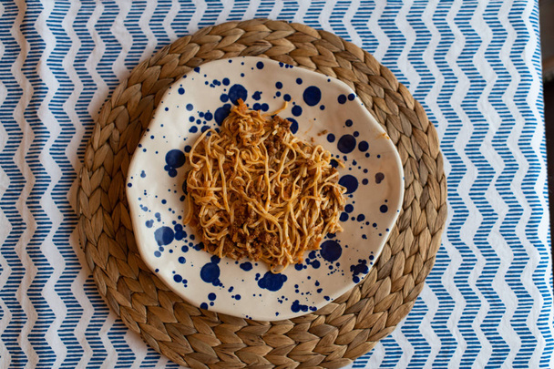 domácí špagety bolognese, tradiční těstoviny s masem - Fotografie, Obrázek