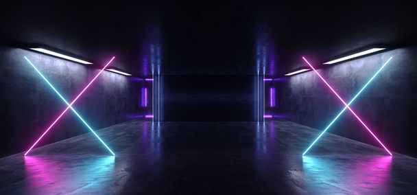 Neon Cruz em forma de fundo Spaceship Club Dance Stage Esvazia Sp
 - Foto, Imagem