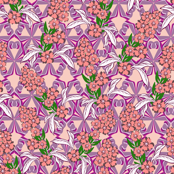 Floral ornament - Vector, Image