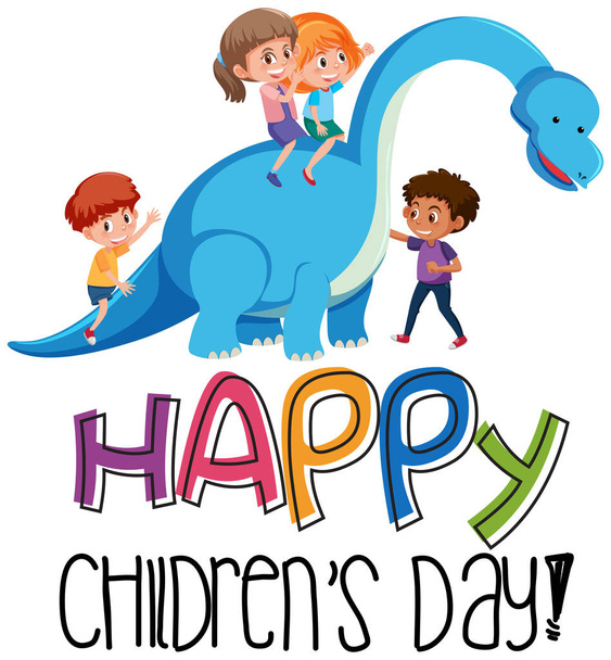 Un'icona felice giornata dei bambini
 - Vettoriali, immagini