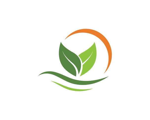 green leaf ecology nature vector icon - Vector, Image