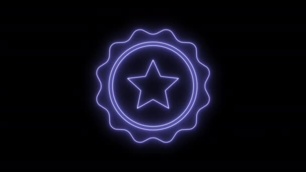 Koncept symbolu hvězdy - Záběry, video