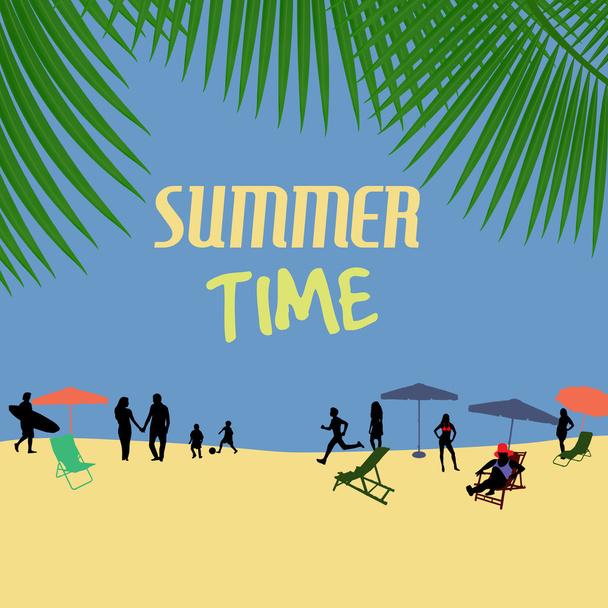 Afiche de verano
 - Vector, imagen