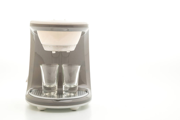 coffee maker machine on white background - Foto, Bild