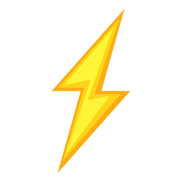 Colorful cartoon lightning symbol - ベクター画像