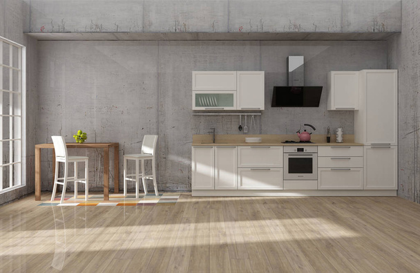 Cocina interior 3D renderizado
 - Foto, imagen