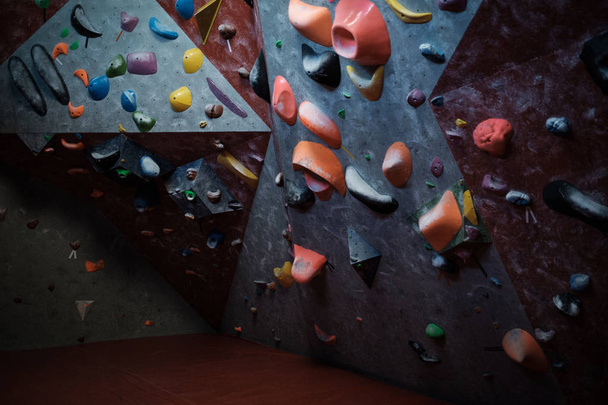 Interior of a bouldering gym - Photo, Image