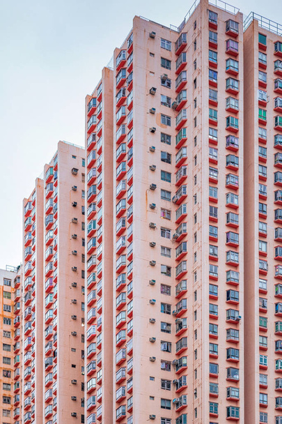 lakóépületek Hong Kongban - Fotó, kép