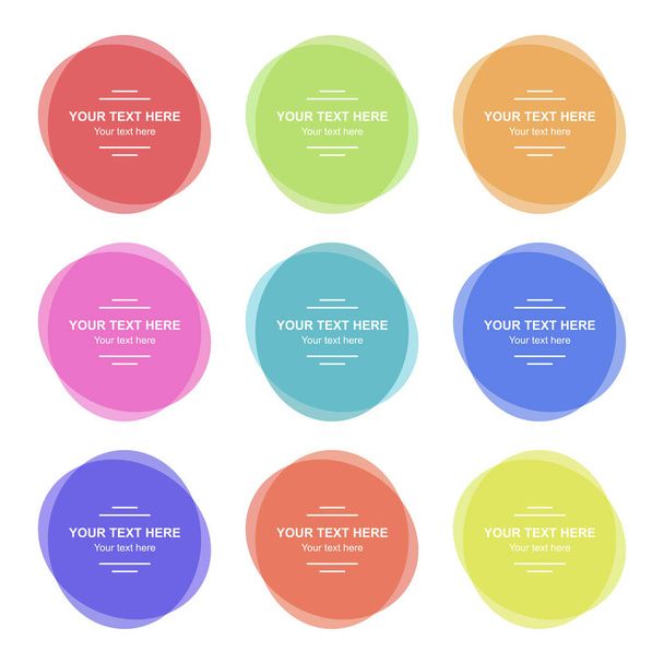 Set of Vector Colorful Banners - Vector, imagen