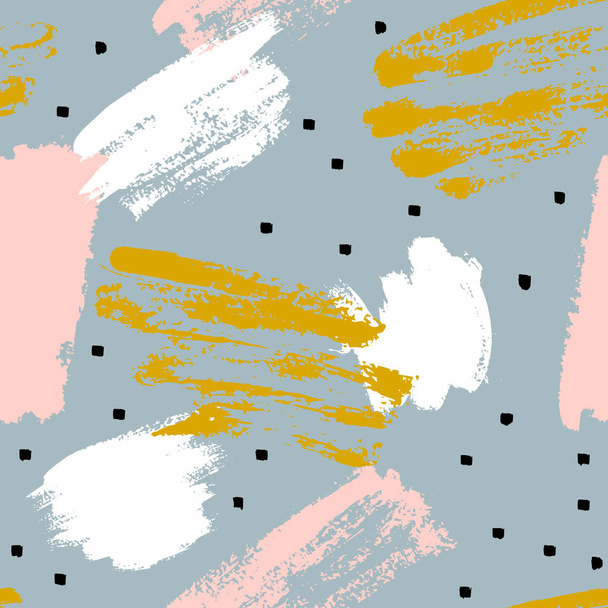 abstraktní kartáč bezešvé vzory - Vektor, obrázek