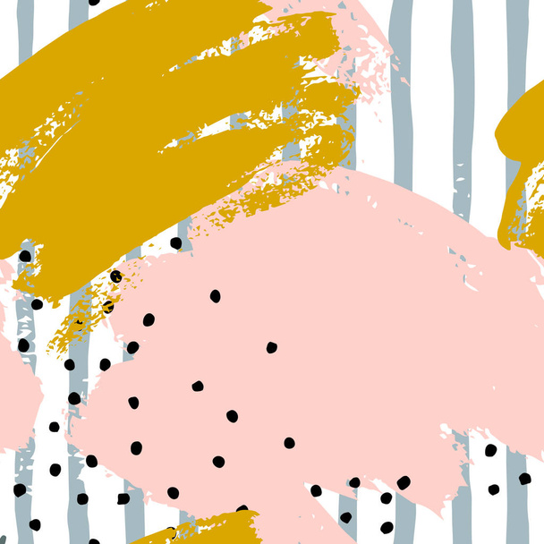 абстрактна щітка Безшовні візерунки
 - Вектор, зображення