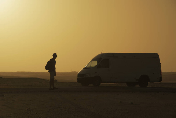 young man in Fuerteventura, Spain - Photo, Image