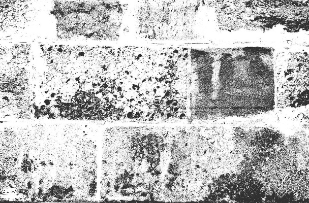 Stary texture brick wall w niebezpieczeństwie. - Wektor, obraz