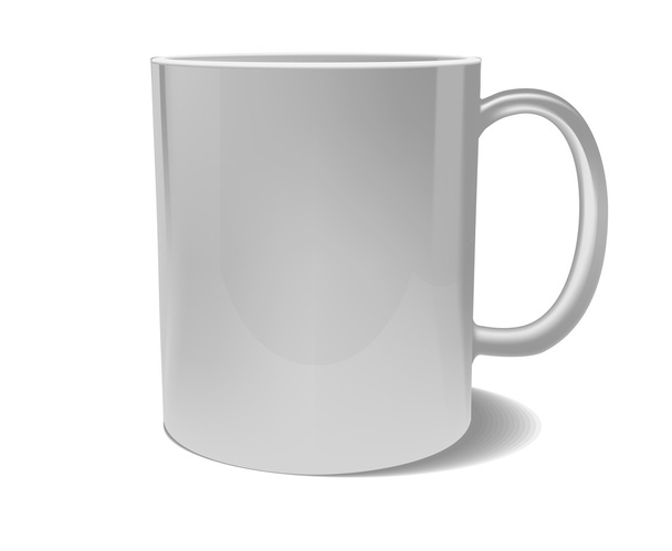 White blank mug for branding isolated - Vector, Image