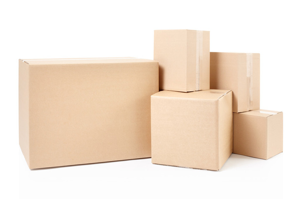 Cardboard boxes for delivery - Фото, зображення