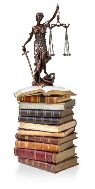Antique Statue of justice - Photo, image